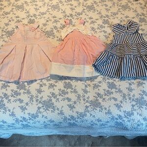 Toddler Girl 18-24 Month Pink and Blue Dress Bundle